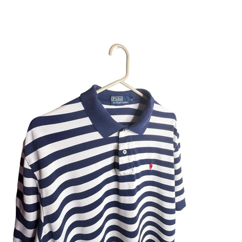 🔴 5 for $40 SALE!
Polo Ralph Lauren Men’s Blue White Striped Polo Shirt sz XL - Picture 5 of 9